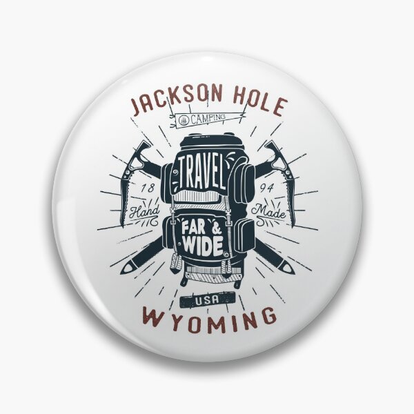 Item preview, Jackson Hole Wyoming Backpack Gear Retro designed and sold by KrisSidDesigns.