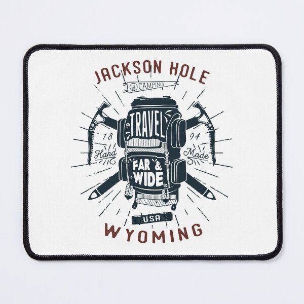 Item preview, Jackson Hole Wyoming Backpack Gear Retro designed and sold by KrisSidDesigns.