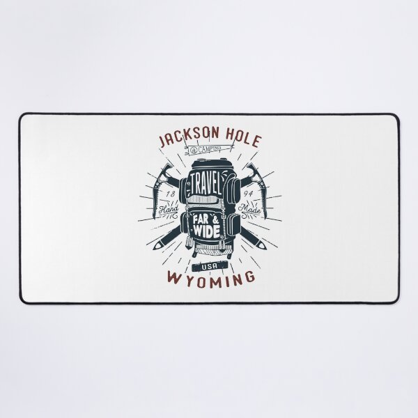 Item preview, Jackson Hole Wyoming Backpack Gear Retro designed and sold by KrisSidDesigns.