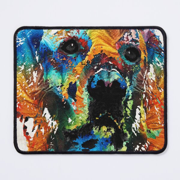 Item preview, Colorful Dog Art - Heart And Soul - By Sharon Cummings designed and sold by Sharon Cummings Art.