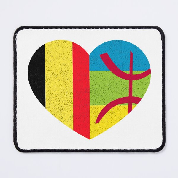 Item preview, Amazigh Kabyle Belgian Pride Heart Tamazgha Belgium Gift designed and sold by cssdru.
