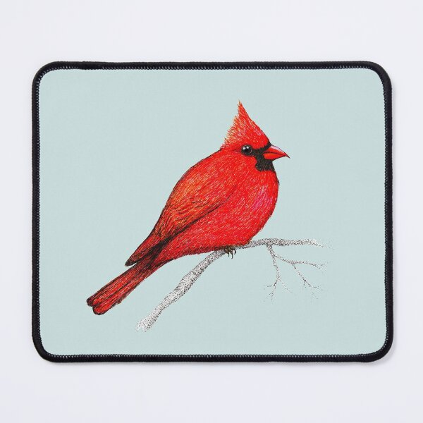 Item preview, Northern cardinal pen drawing designed and sold by Bwiselizzy.