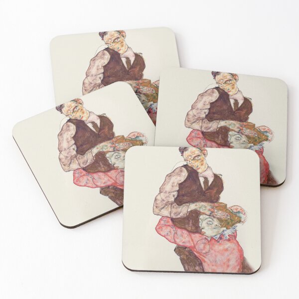 Item preview, Man and woman by Egon Schiele designed and sold by Vintage Designs +.