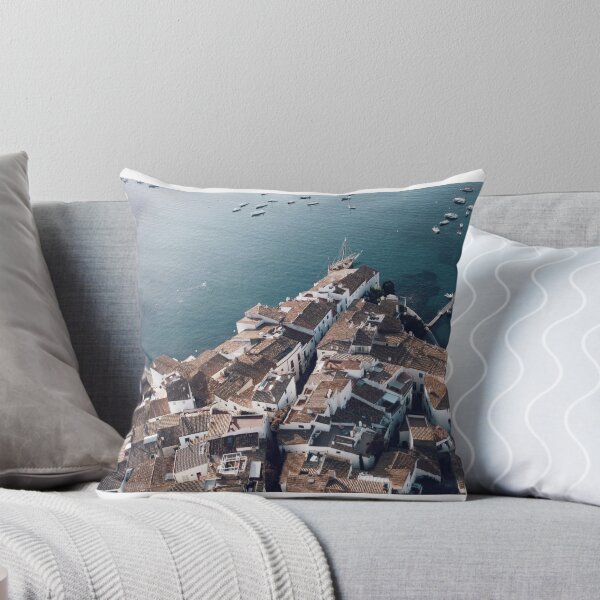Item preview, Cadaques sea port view designed and sold by DofensiDroneye.