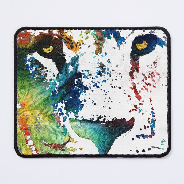 Item preview, Colorful Lion Art By Sharon Cummings designed and sold by Sharon Cummings Art.