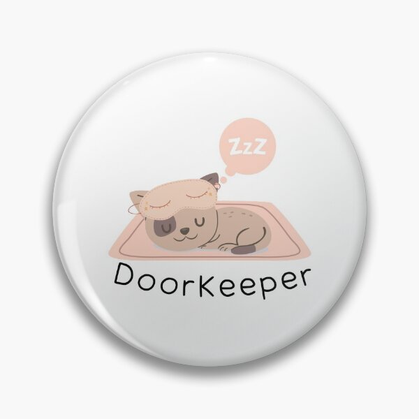 Item preview, Cute Sleeping Doorkeeper Brown Cat On Pinky Mat designed and sold by kucingmaikan.