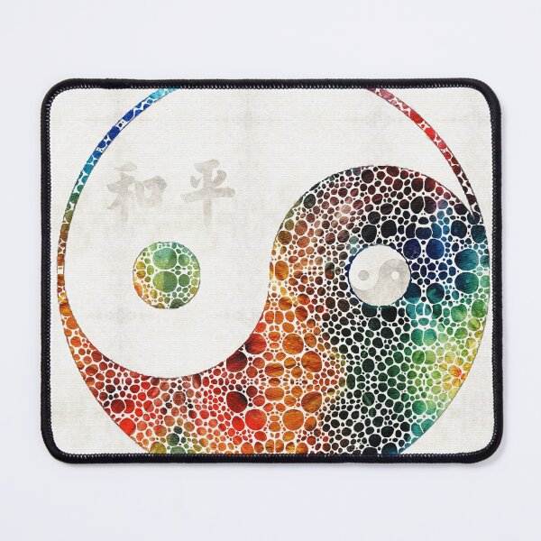 Item preview, Yin And Yang - Colorful Peace - By Sharon Cummings designed and sold by Sharon Cummings Art.