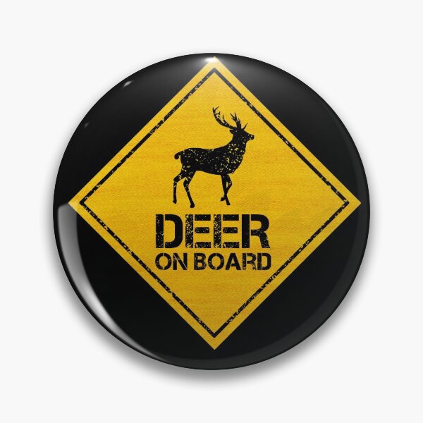 Item preview, Deer On Board - Stickers for Cars designed and sold by CAUTION SHOP.