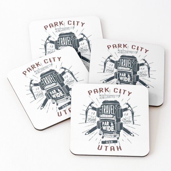 Item preview, Park City Utah Backpack Gear Retro designed and sold by KrisSidDesigns.