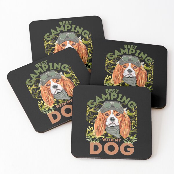 Item preview, Best Camping with my Dog designed and sold by Mixture-DESIGN.