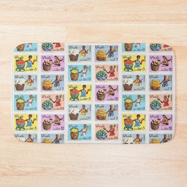 Item preview, vintage stamps celebrating Somalia’s fruit exports designed and sold by VintageSomalia.