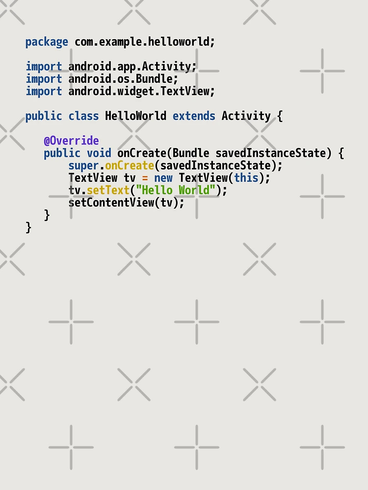 Thumbnail 6 of 6, Premium Oversized Hoodie, Hello World Android Code - Light Syntax Scheme Coder Design designed and sold by geeksta.