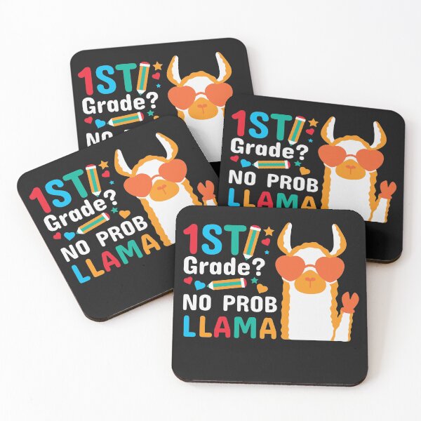 Item preview, 1st Grade Teacher No Prob-Llama - Back to school designed and sold by Inkwell-TikNik.