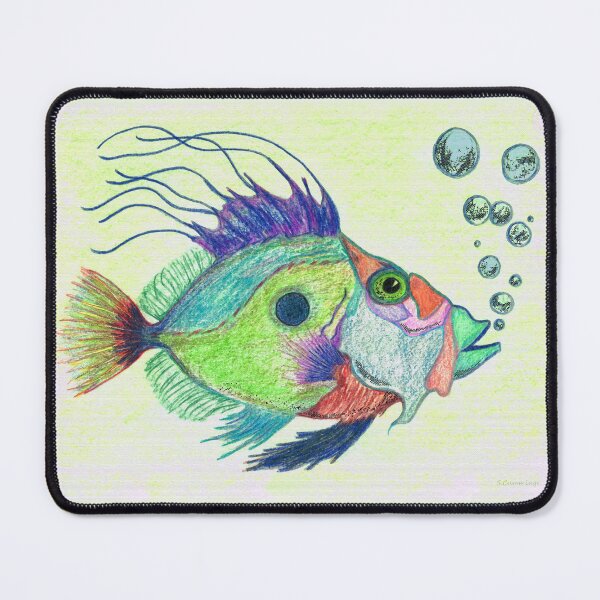 Item preview, Funky Fish Art - By Sharon Cummings designed and sold by Sharon Cummings Art.