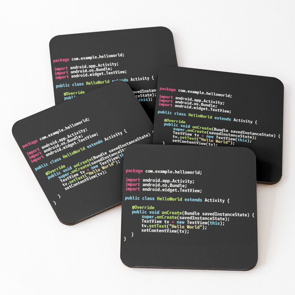 Item preview, Coasters (Set of 4) designed and sold by geeksta.