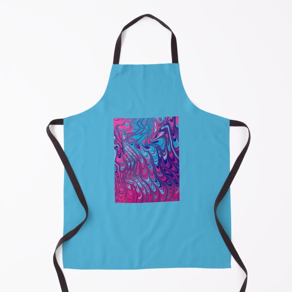 Item preview, Blue and Pink Abstract Acrylic Pour Art designed and sold by Adelle Smith.