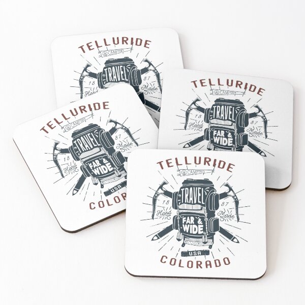 Item preview, Telluride Colorado Backpack Gear Retro designed and sold by KrisSidDesigns.