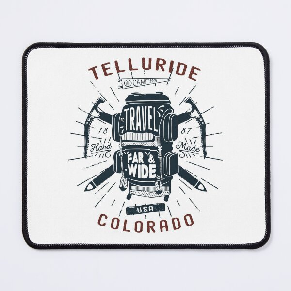 Item preview, Telluride Colorado Backpack Gear Retro designed and sold by KrisSidDesigns.