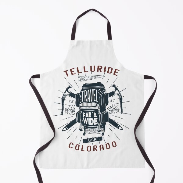 Item preview, Telluride Colorado Backpack Gear Retro designed and sold by KrisSidDesigns.