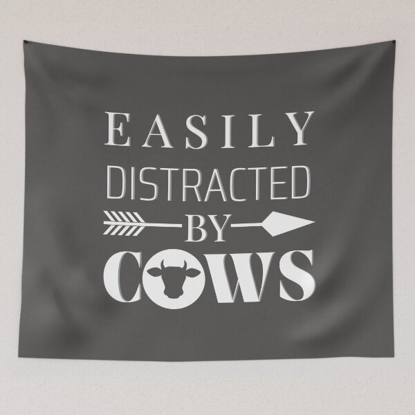 Item preview, Easily Distracted By Cows designed and sold by dmbdana.
