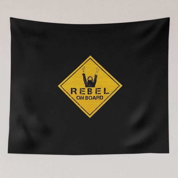 Item preview, Rebel On Board - Stickers for Cars designed and sold by CAUTION SHOP.