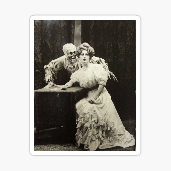 Victorian Halloween Costume Sticker