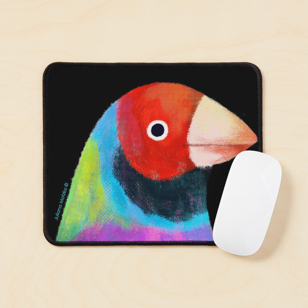 Gouldian Finch Bird Mouse Pad