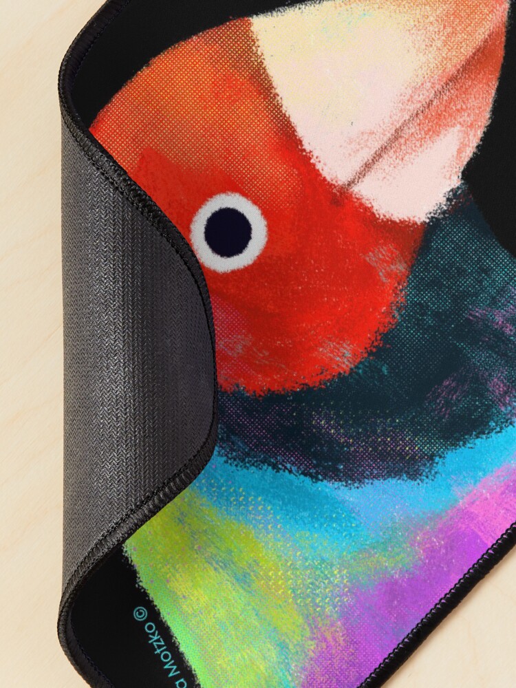 Alternate view of Gouldian Finch Bird Mouse Pad
