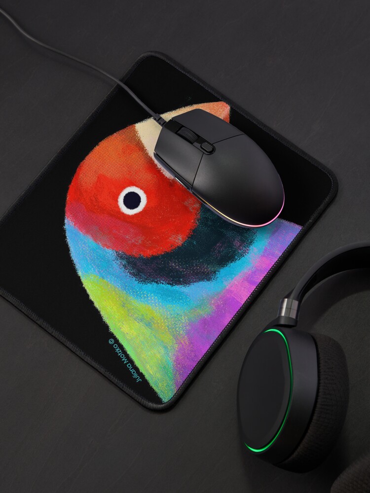 Alternate view of Gouldian Finch Bird Mouse Pad