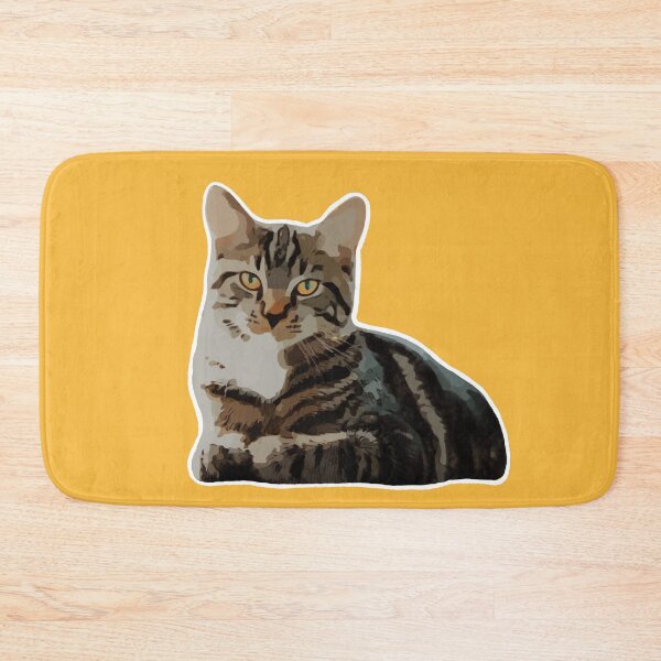 Item preview, Tabby Cat (Yellow) designed and sold by jelibobs ..