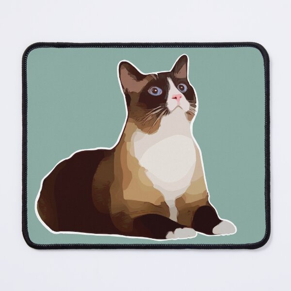 Item preview, Snowshoe Cat (Green) designed and sold by jelibobs ..