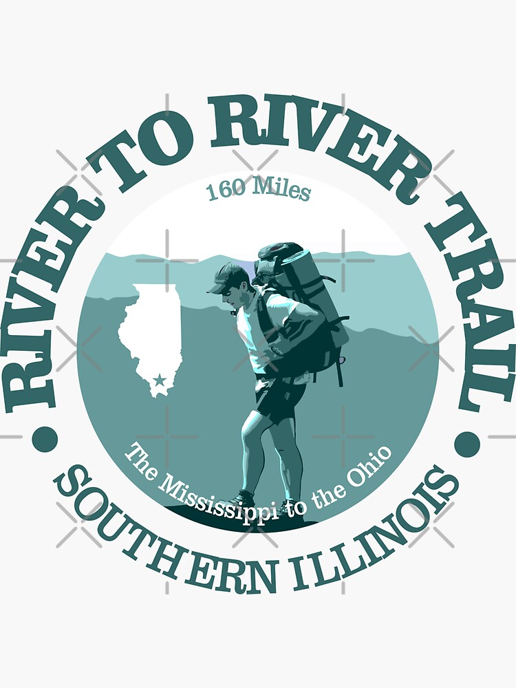 "River to River Trail (T)" Sticker for Sale by Redbubble