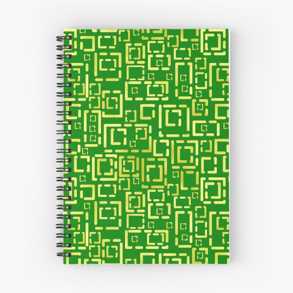 Aperçu de l'œuvre Deco Gold Blocks on Green 5748 créée et vendue par Art in My Loft.