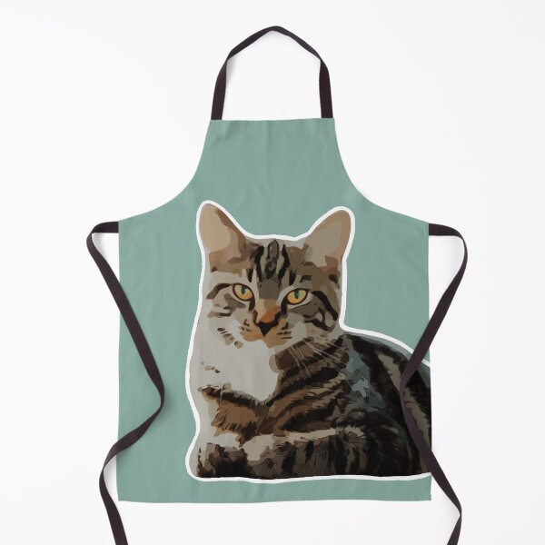 Item preview, Tabby Cat (Green) designed and sold by jelibobs ..