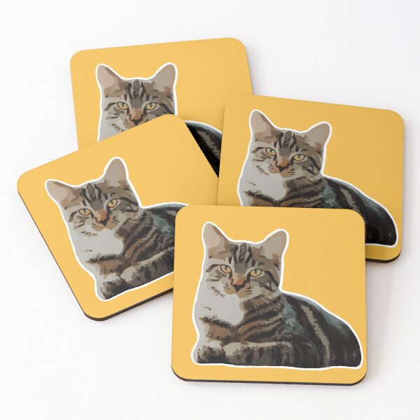 Item preview, Tabby Cat (Yellow) designed and sold by jelibobs ..