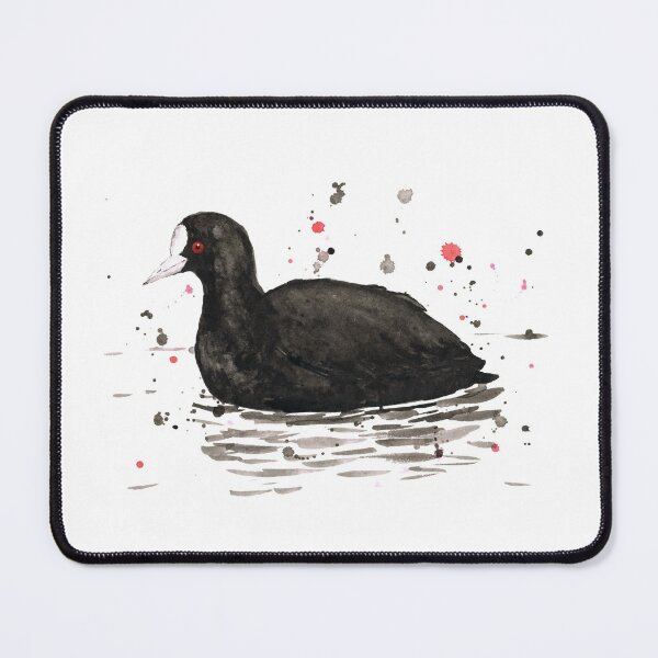 Item preview, An ink drawing of a common coot. designed and sold by Bwiselizzy.