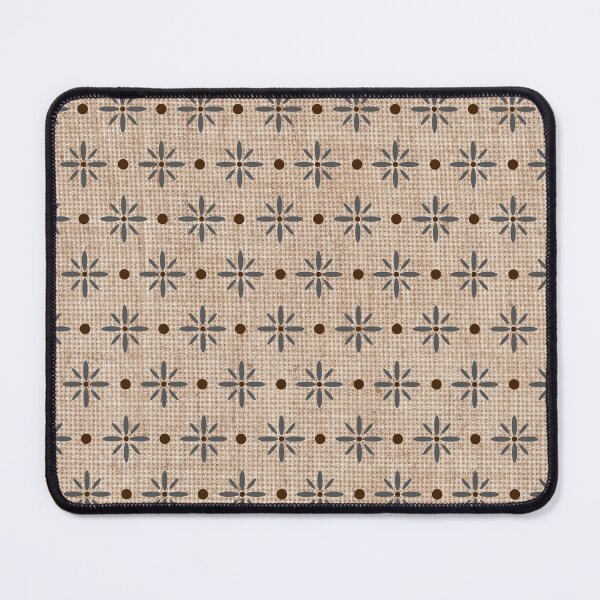Item preview, floral burlap plate designed and sold by drifti.