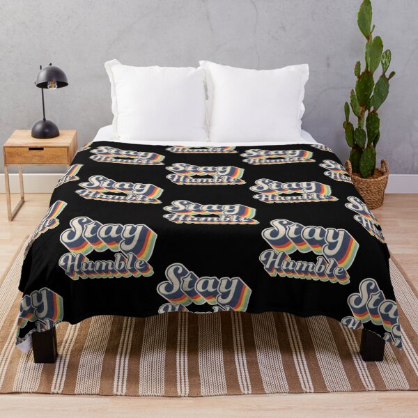 Item preview, Stay Humble Quote Retro Cursive Rainbow Embossed Colors designed and sold by johnta17.
