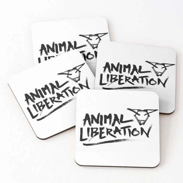 Item preview, ANIMAL LIBERATION - Animal Rights Vegan Activist designed and sold by JusticeVegan.