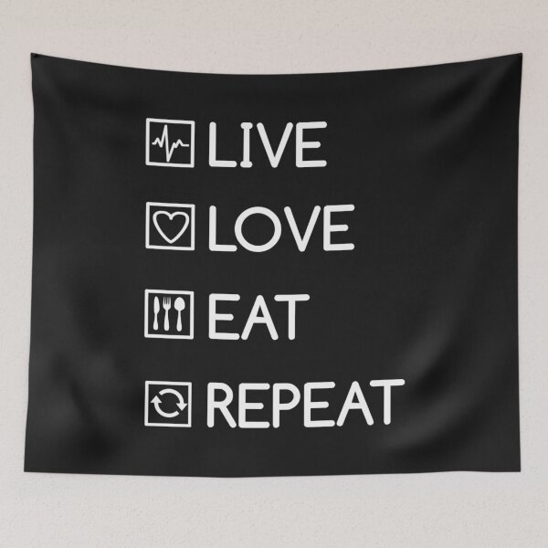 Item preview, Live love eat repeat designed and sold by attracdionz.