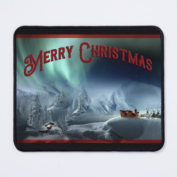 Item preview, Tarjeta de Navidad vintage Papá Noel y renos designed and sold by artBeatandSoul.