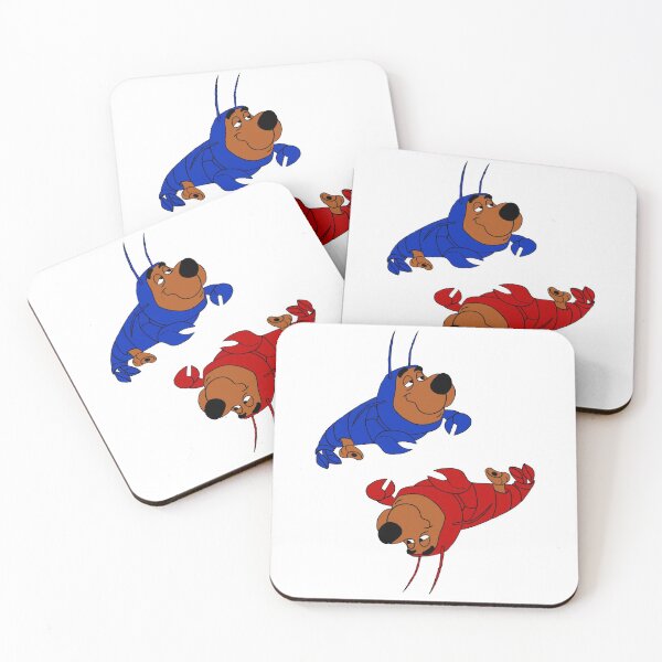 Item preview, Dog Lobsters in Red & Blue  designed and sold by snorturprozac.