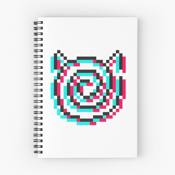 Item preview, Hypno Cat / Hypnotising Cat Pixelart designed and sold by in-vectors.