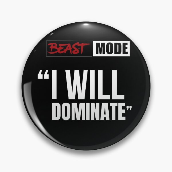 Item preview, Beast Mode - I Will Dominate designed and sold by RomeoSketches.