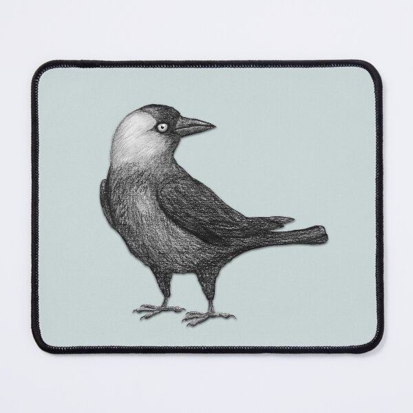 Item preview, Western jackdaw pencildrawing designed and sold by Bwiselizzy.