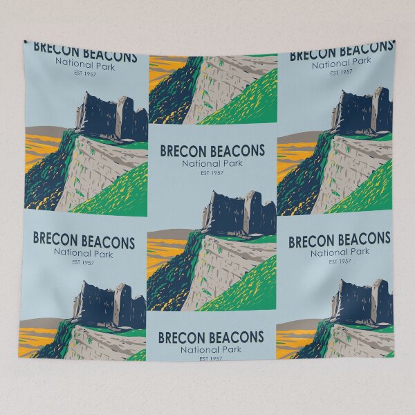 Item preview, Brecon Beacons National Park Wales Vintage designed and sold by KrisSidDesigns.