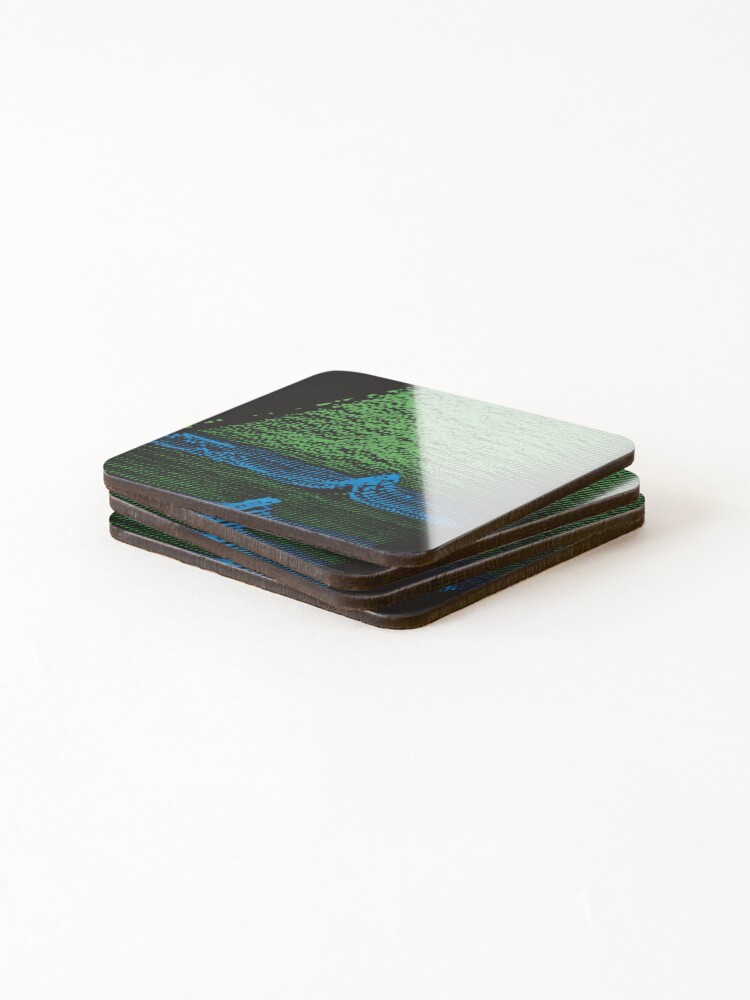 Thumbnail 4 of 5, Coasters (Set of 4), Science Graph Design designed and sold by redoARTstore.