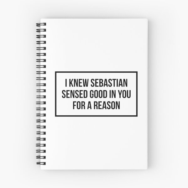 Item preview, I Knew Sebastian Sensed Good In You For a Reason (Black) designed and sold by FilipeFerreira.