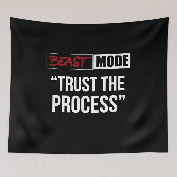 Item preview,  Beast Mode - Trust The Process  designed and sold by RomeoSketches.
