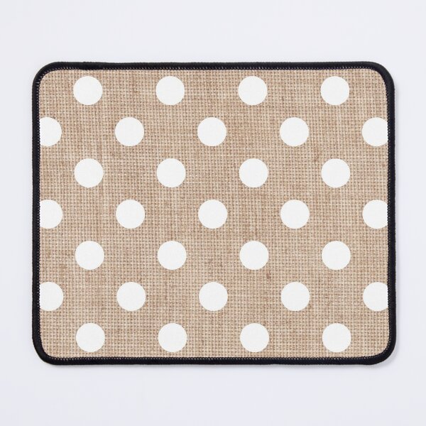 Item preview, Burlap polka dots designed and sold by drifti.